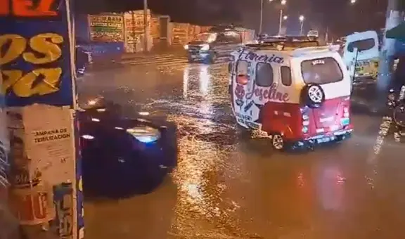 Chosica: se reportan fuertes lluvias y truenos en Chaclacayo