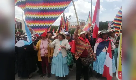 Ciudadanos en la región altiplánica anuncian marchas para este 20 en Puno y Juliaca