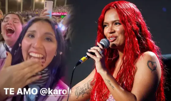 Milena Warthon disfrutó del show de Karol G en Festival de Viña del Mar en primera fila: "¡Te amo!"