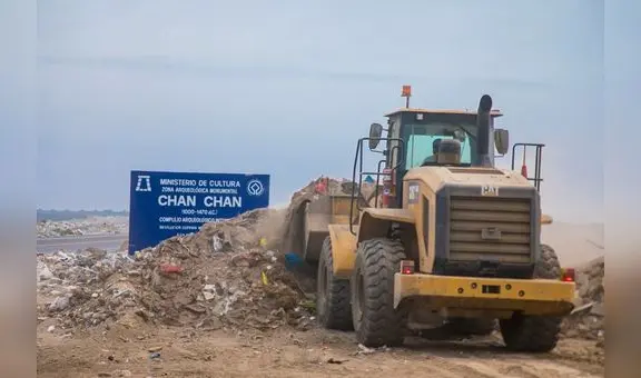 Trujillo: limpieza de zona intangible en Chan Chan tiene 80% de avance