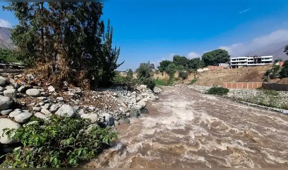 Río Rímac: así se ve el aumento del caudal del río hablador