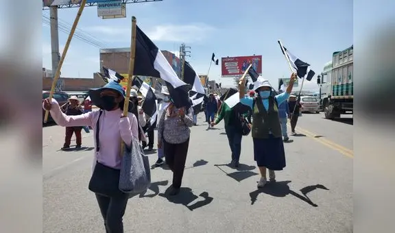 Paro regional contra el Gobierno de Dina Boluarte se vio mermado en Arequipa