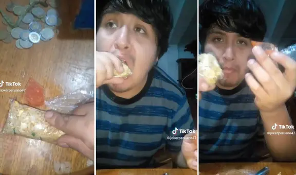 Joven compra chaufa de 2 soles y lo que recibió dejó en shock a miles de usuarios