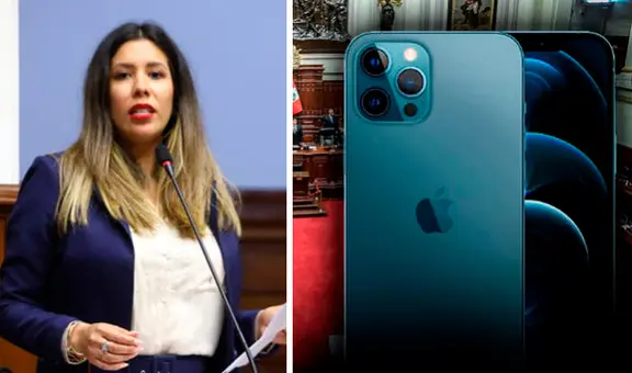 Rosselli Amuruz sobre iPhones para congresistas: "Nos lo ofrecieron, ¿qué culpa tenemos nosotros?"