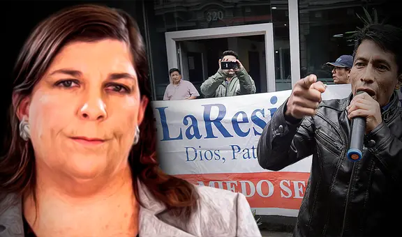 La Resistencia llega a vivienda de Rosa María Palacios y hostiga a periodista