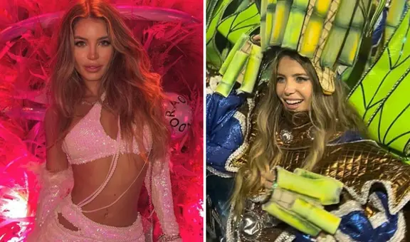 Flavia Laos quedó sorprendida al ver el traje que luciría en el Carnaval de Río de Janeiro
