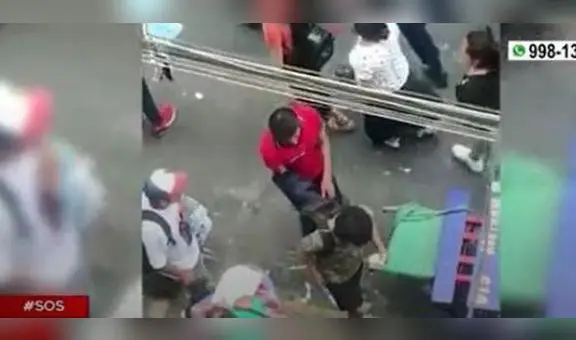 Gamarra: delincuentes fingían ser jaladores mientras robaban las pertenencias de compradores