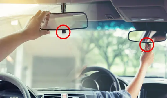 ¿Para qué sirve la palanca que está en el espejo retrovisor de tu auto?