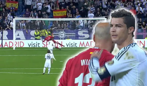 La vez que un portero terminó lesionado por atajarle un penal a Cristiano Ronaldo