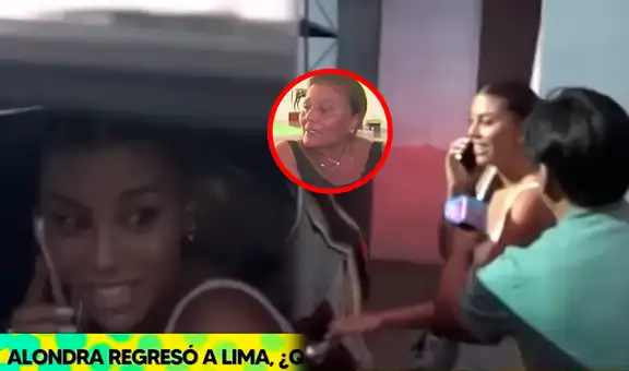 Alondra García Miró: así reaccionó la modelo cuando le preguntaron por doña Peta