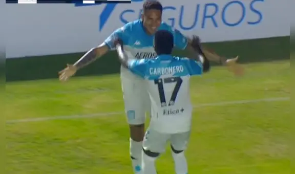 Paolo Guerrero marcó su primer gol con Racing: mira la anotación del 'Depredador' con la Academia