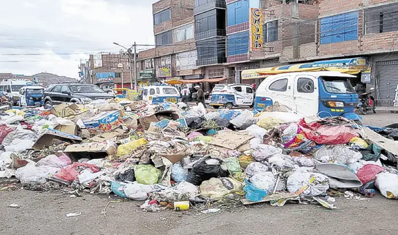 Puno: se incrementan males estomacales por basura acumulada en Juliaca