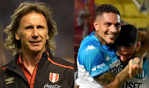 Ricardo Gareca reveló que vibró con el gol de Guerrero en Racing y le dejó un 'consejo' a Gago