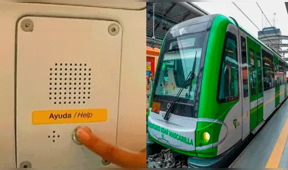 ¿Cómo funcionan los botones de emergencia de los trenes del Metro de Lima y en qué casos usarlos?