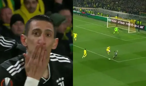¡Dónde la pusiste, Di Maria! El espectacular golazo del argentino para el 1-0 de la Juventus