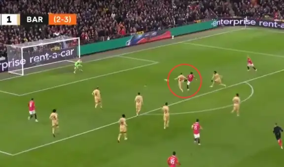 ¡Despertó el United! Fred se vistió de '9' y marcó el empate ante el FC Barcelona