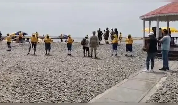 "No te vayas, mi amor, no te vayas": hombre muere tras ahogarse en playa Cantolao