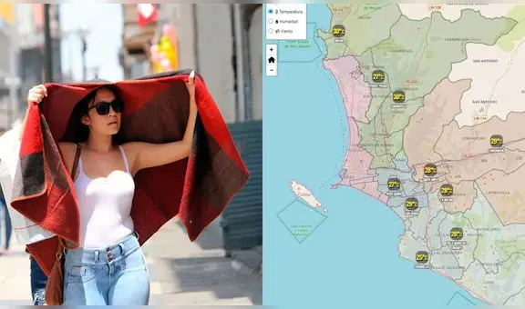 ¿Cuáles son los distritos más calurosos de Lima que ya superaron los 30 grados, según Senamhi?