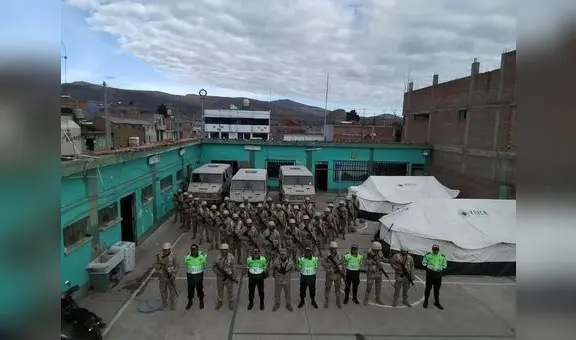 Instalaron base militar en Puno para desbloquear vía Arequipa-Juliaca