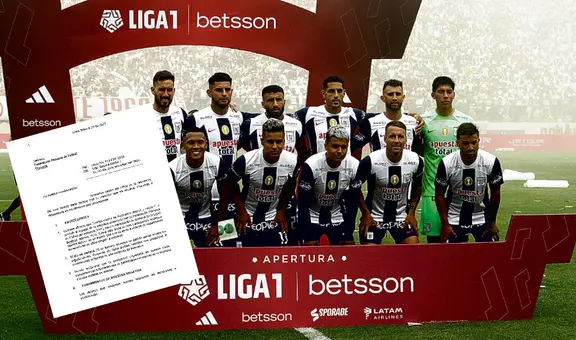 Alianza Lima y su contundente respuesta a la FPF tras suspender su partido con Vallejo