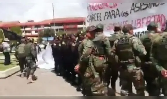 Manifestantes de Cusco denuncian acoso policial cuando realizaban protestas