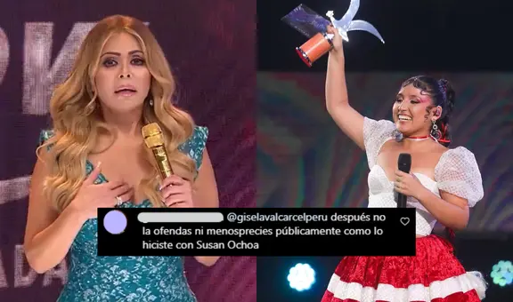 Gisela aplaude a Milena Warthon y le recuerdan a Susan Ochoa: "La maltrató y minimizó 2 gaviotas"