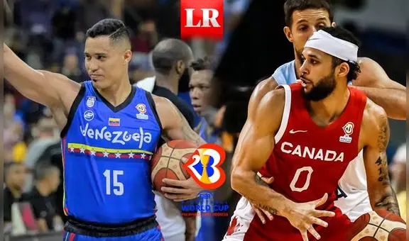 Venezuela vs. Canadá EN VIVO: cómo y dónde ver el partido por un cupo al Mundial de Baloncesto 2023