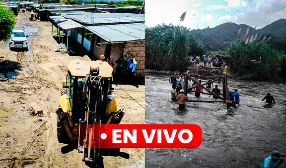 Lluvias en el norte EN VIVO: precipitaciones causan caída de puente y deja a poblaciones aisladas