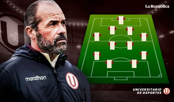 Universitario vs. Carlos A. Mannucci: posibles alineaciones del duelo de la Liga 1