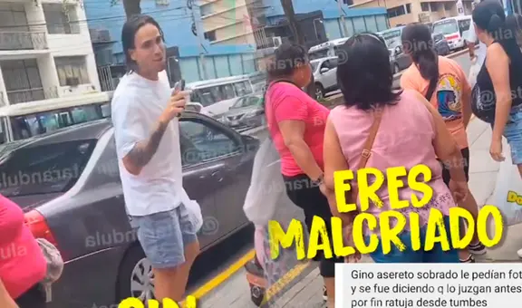 Gino Assereto y su inesperada reacción con mujer en la vía pública: "Me has juzgado sin conocerme"
