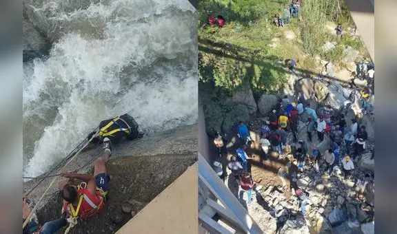Dos hermanos desaparecen tras ser arrastrados por el río Huancabamba en Piura