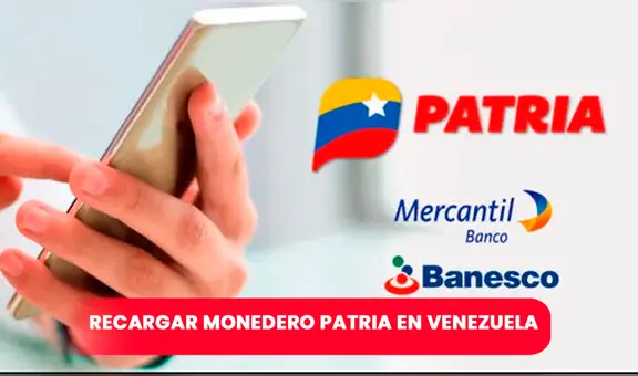 ¿Desde qué bancos puedo recargar mi Monedero Patria? Revisa cómo hacerlo fácil y rápido