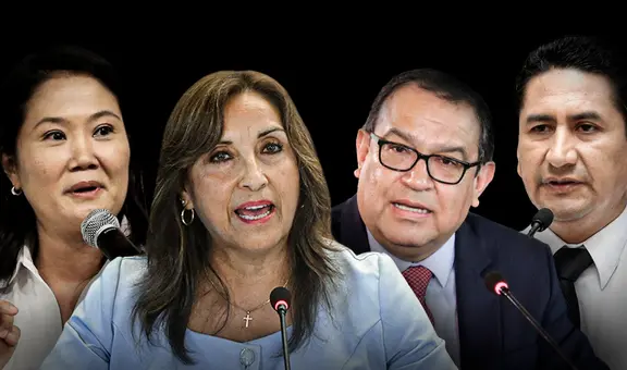 Keiko Fujimori, Dina Boluarte y Alberto Otárola: los políticos que deberían retirarse, según IEP