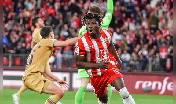 Barcelona tropezó en LaLiga: cayó 1-0 ante Almería y suma su segunda derrota consecutiva