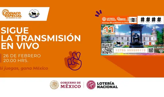 Sorteo Zodiaco Especial: Resultados de la Lotería Nacional HOY, 26 de febrero EN VIVO
