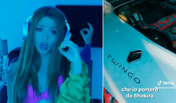 Shakira: fan viajó desde Milán hasta Barcelona para que la cantante le firme su Twingo