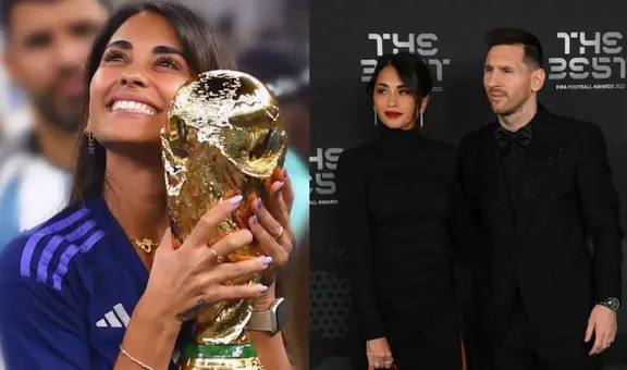Antonela Roccuzzo: el impactante look que utilizó para acompañar a Messi en la gala de The Best
