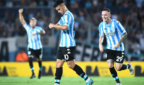 ¡Se tumbó al líder! Racing derrotó 2-1 a Lanús con Paolo Guerrero por la Liga Profesional Argentina