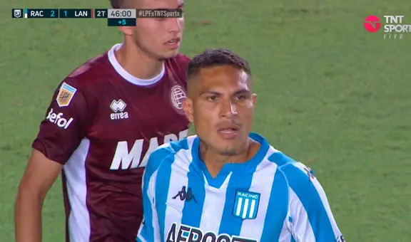 ¡Debajo del arco! Paolo Guerrero falló increíble situación de gol para Racing al último minuto