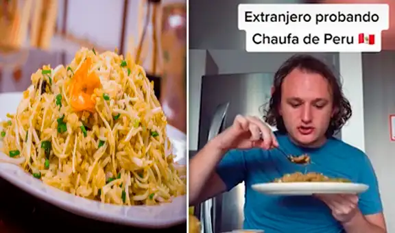 Suizo prueba por primera vez chaufa peruano y queda encantado: "Esto es muy rico"