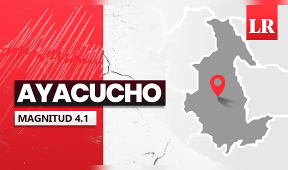 Temblor de magnitud 4.1 se sintió en Ayacucho hoy, según IGP