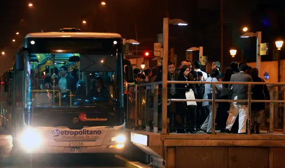 'Lechucero' del Metropolitano amplía su horario y nuevos paraderos desde este jueves 2 de marzo