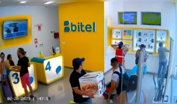 Banda de delincuentes hurta celulares valorizados en S/5.000 en Chiclayo