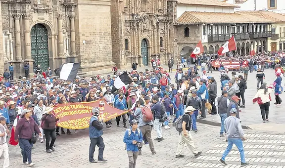 Cusco reinicia protestas el 6 de marzo pero sin bloqueos
