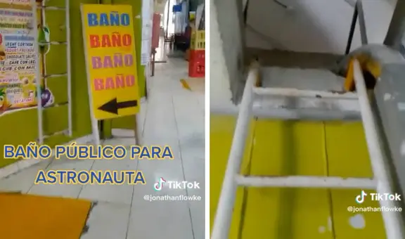 Hombre encuentra un "baño para astronautas" en el centro de Lima y usuarios quedan en shock