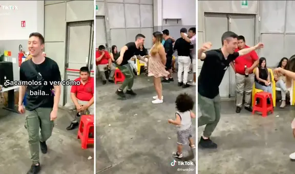 Joven italiano se deja llevar por el huaino y suelta singulares pasos: "Baila mejor que yo"