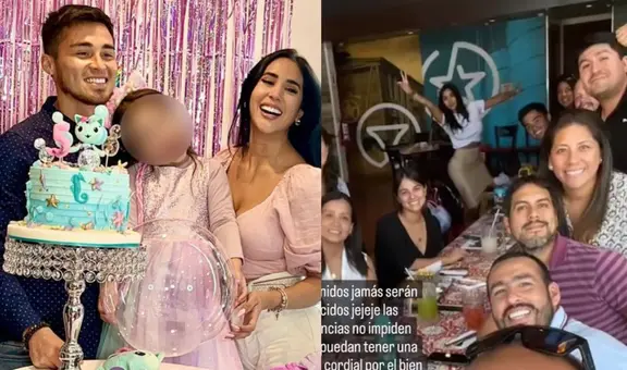 Melissa Paredes y el 'Gato' Cuba se unen para acompañar a su hija: "En el primer día de cole"