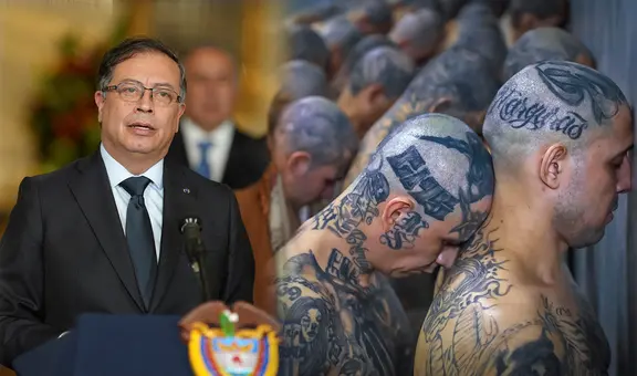 Petro llama "campo de concentración" a megacárcel donde Bukele trasladó a pandilleros