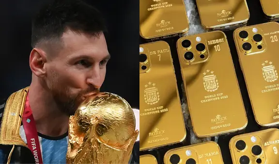 Messi encargó lujosos iPhones de oro para todos sus compañeros campeones del mundo