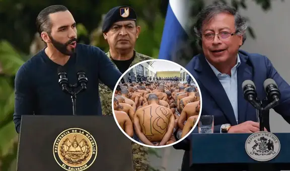 Bukele a Petro tras llamar “campo de concentración” a megacárcel: “Los resultados pesan más”